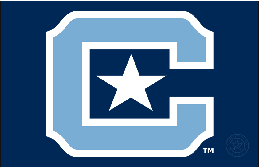 The Citadel Bulldogs 2021-Pres Primary Dark Logo v2 diy iron on heat transfer